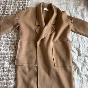 Nap Loungewear merino wool coat